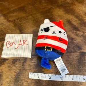 Ahoy Cats vs Pickles Bean Bag 4” Pirate CvP Cats vs Pickles Series 2 107 Beans